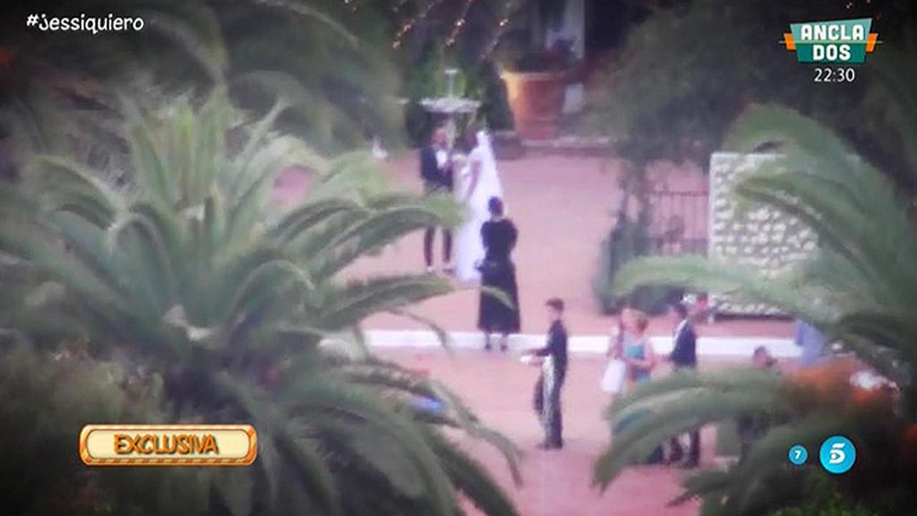 La modelo y el futbolista celebraban el enlace en una finca en Marbella