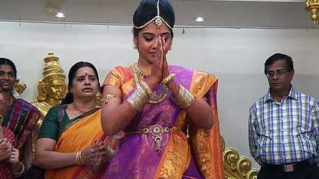 Vinatha y Diego viven en Madrid pero han decidido casarse en Chennai