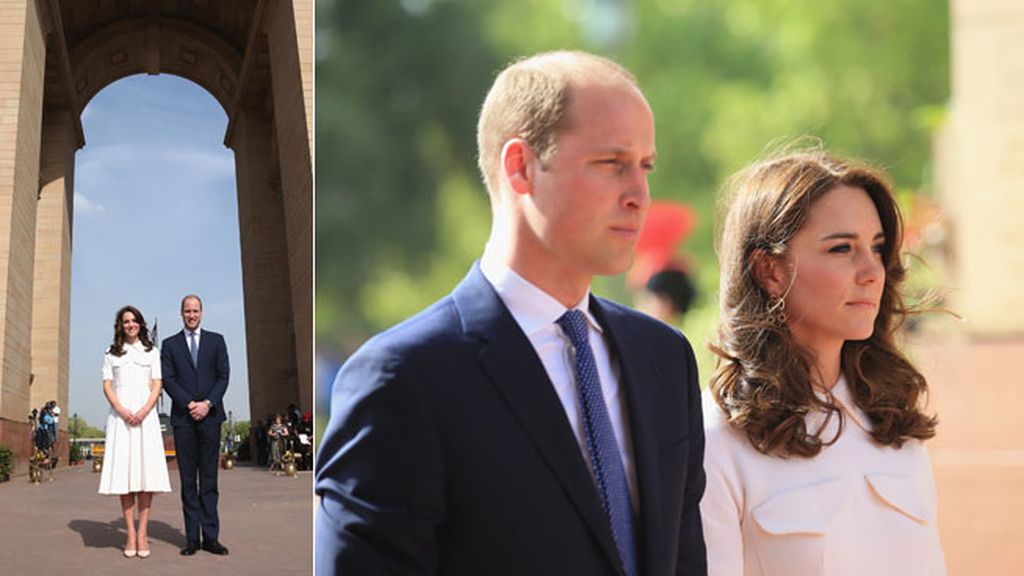 Kate y Guillermo en Nueva Delhi