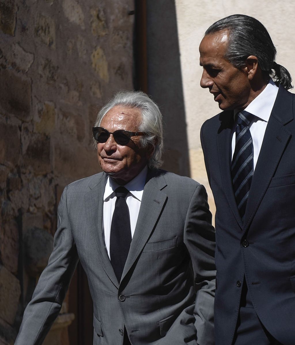 Palomo Linares, en el funeral de Víctor Barrio