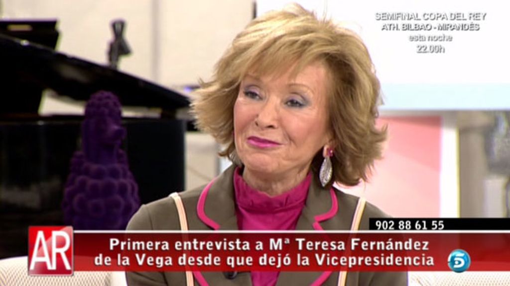 La ex vicepresidenta del Gobierno preside la fundación 'Mujeres por África'