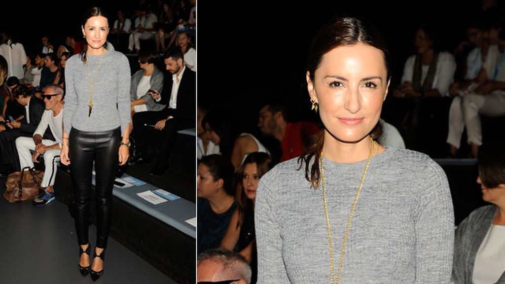 Mónica de Tomás en el desfile de Andrés Sardá