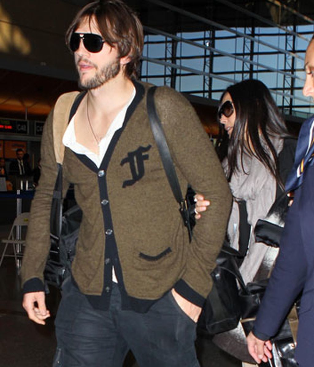 Demi Moore y Ashton Kutcher, dos viajeros más en EEUU