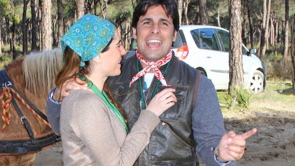 Fran Rivera y Lourdes Montes, dos tortolitos en el Rocío