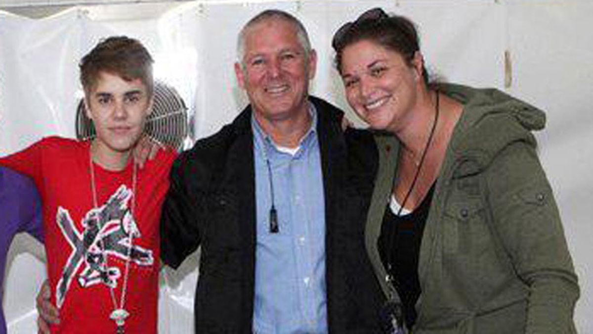 Justin Bieber con su exguardaespaldas Moshe Benabou