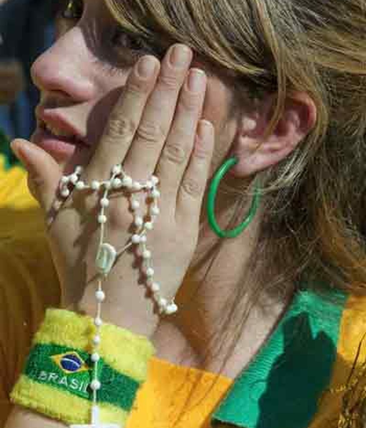 La torcida llora la eliminación de Brasil de la Copa del Mundo