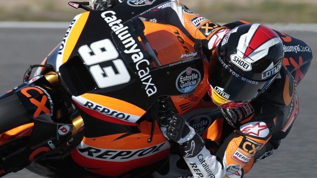 Marc Márquez, rodando en Jerez