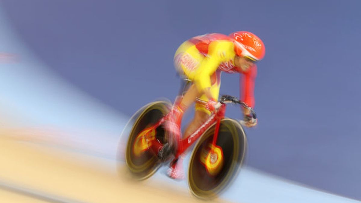 La ciclista Leire Olaberria en los Juegos Olímpicos de Londres 2012