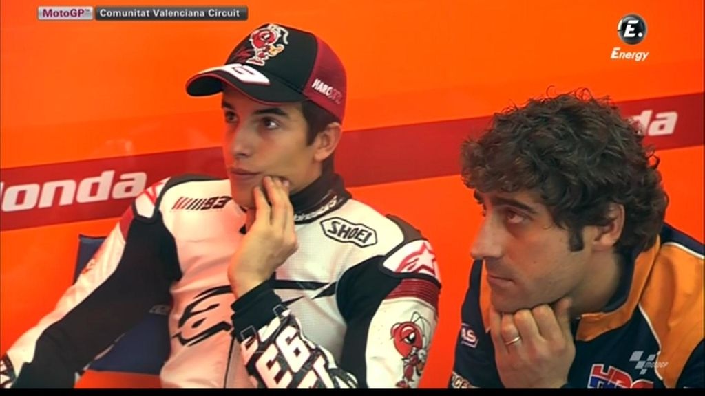 Márquez, con nuevo mono, preparado para rodar en los test de Valencia