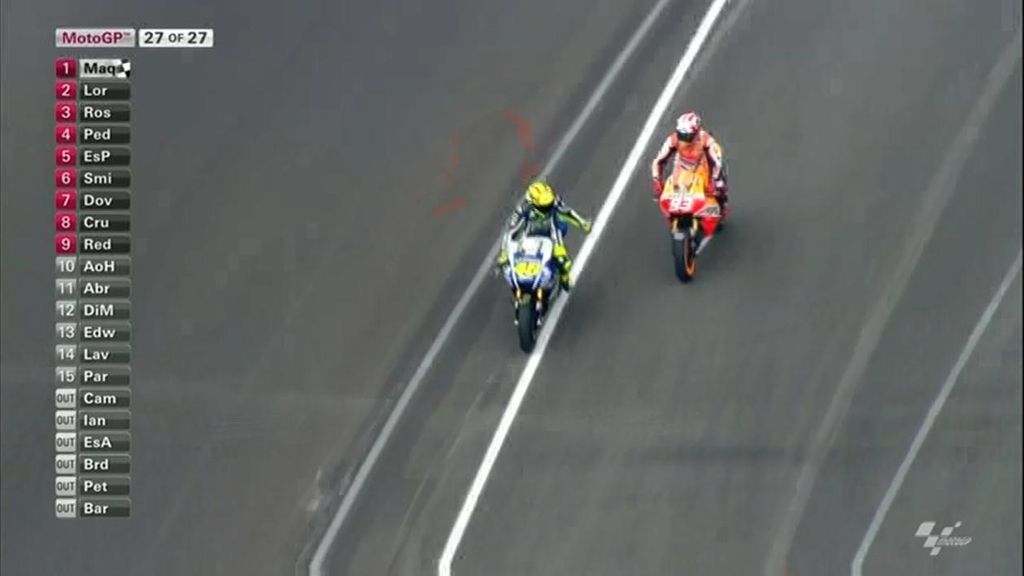 Márquez hace hisotria en Indianápolis