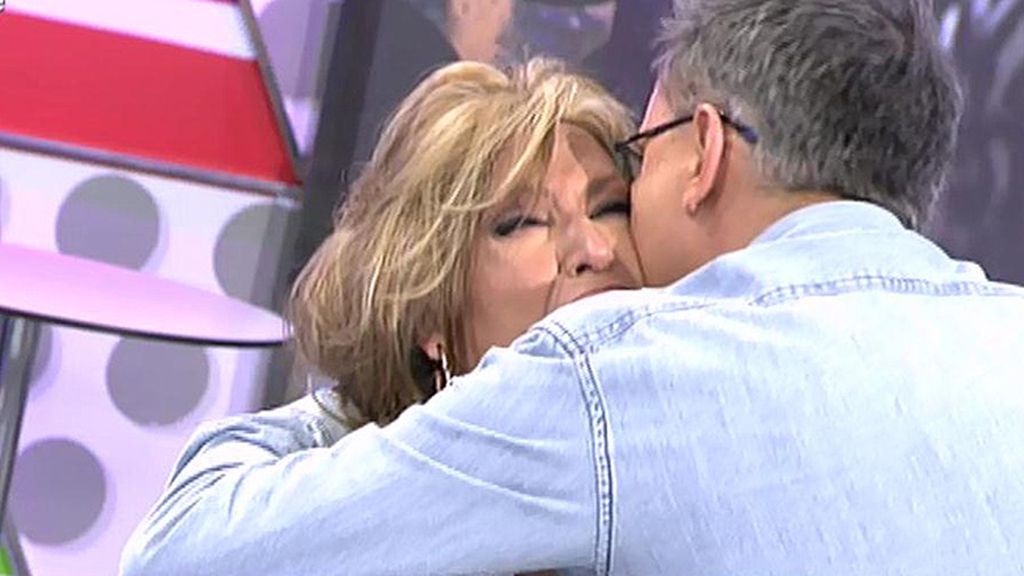 Kiko Hernández y Lydia Lozano se reconcilian entre abrazos y lágrimas