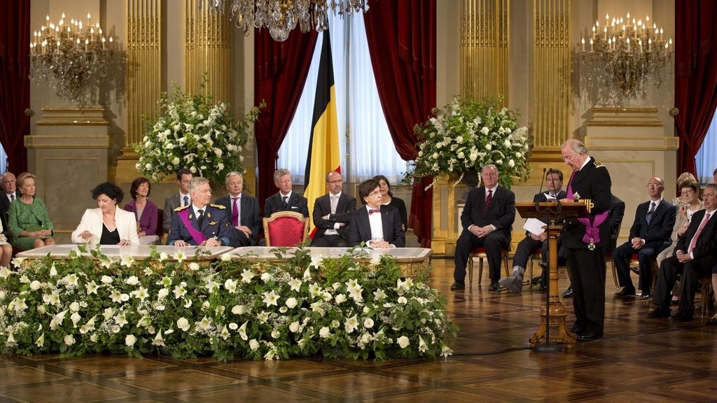 Coronación Felipe I de Bélgica