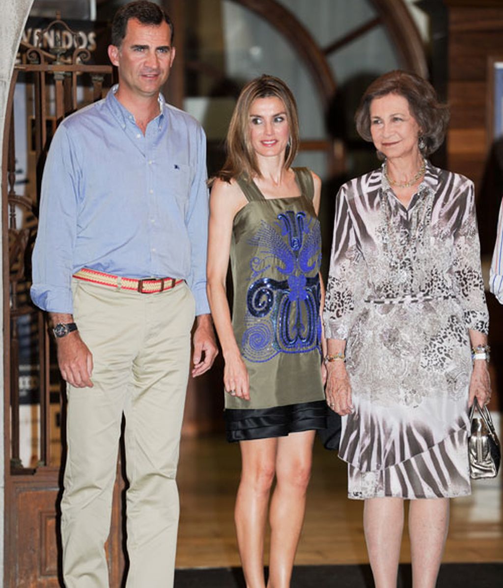 Letizia, minifaldera durante el aniversario de la Copa del Rey