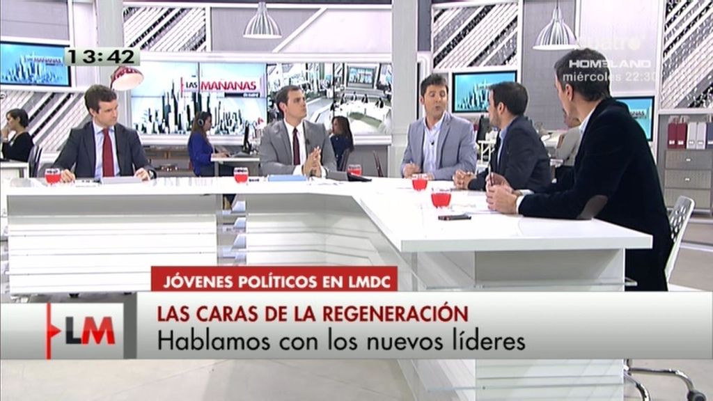 ‘Las mañanas’ reúne a los nuevos políticos españoles