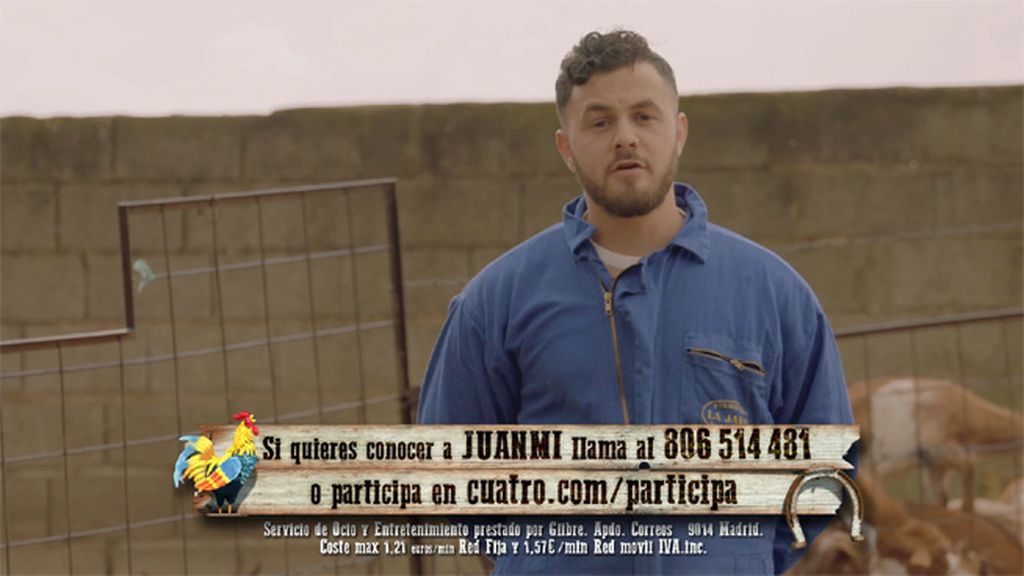 Apasionado de las cabras, quiere un amor para toda la vida