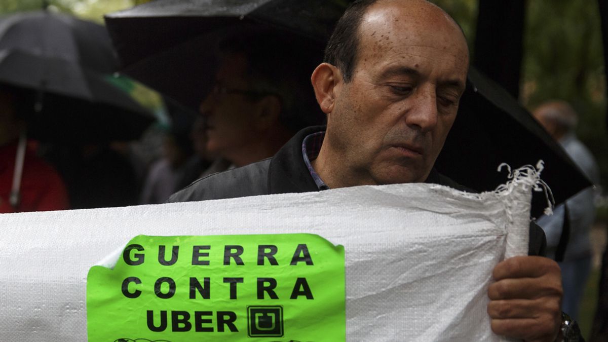 Un taxista contra laaplicación Uber