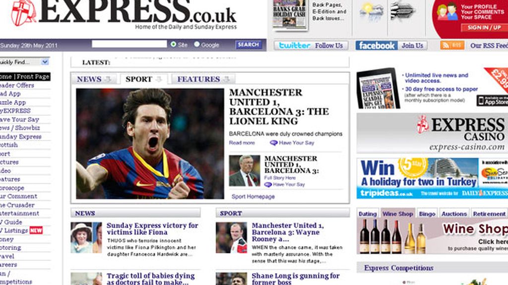 Sunda Express: "El rey Lionel"