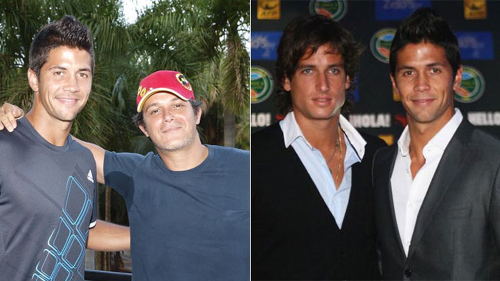 Alejandro Sanz, Feliciano López... los amigos de Verdasco