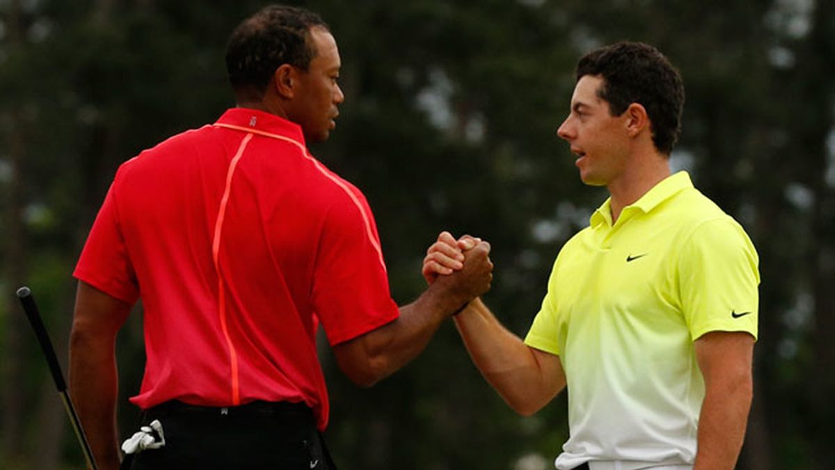 McIlroy y Tiger Woods