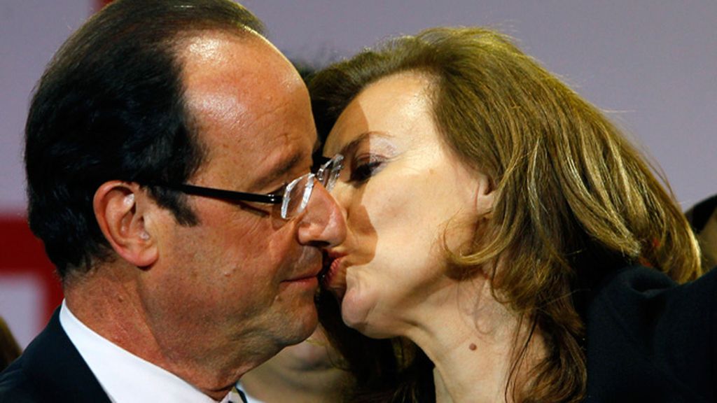 François Hollande y Válerie Trierweiler