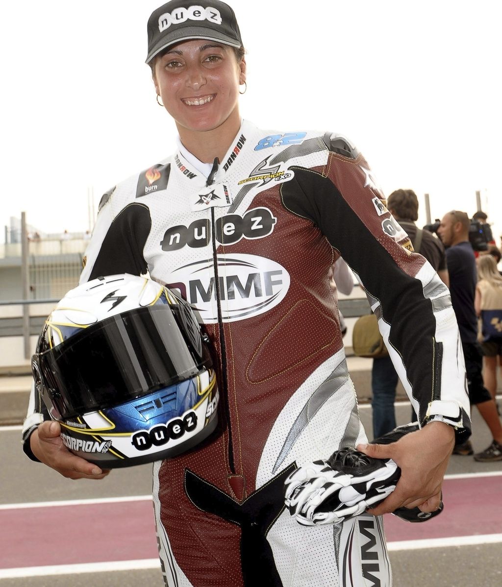 Elena Rosell posa para los medios en Qatar