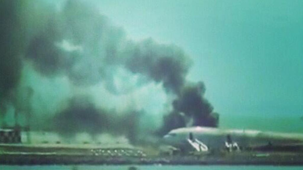 Un Boeing 777 se estrella en el Aeropuerto Internacional de San Francisco