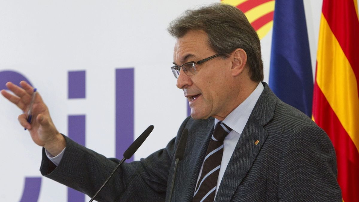 Artur Mas presenta el programa electoral de CiU para las elecciones catalanas. Foto: EFE
