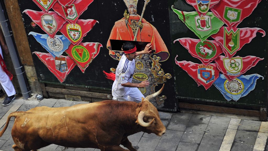 Último encierro de Sanfermines 2012