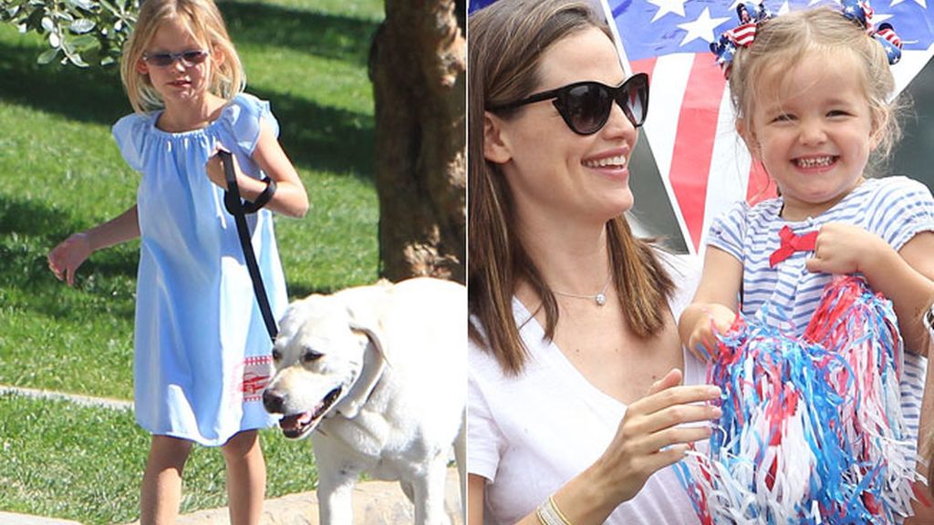 Violet y Seraphine, las hijas de Ben Affleck y Jennifer Garner