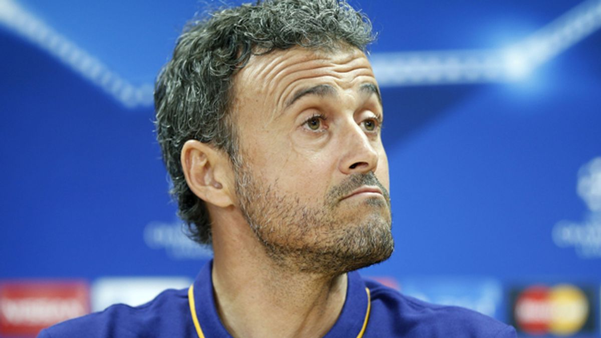 El entrenador del FC Barcelona, Luis Enrique Martínez