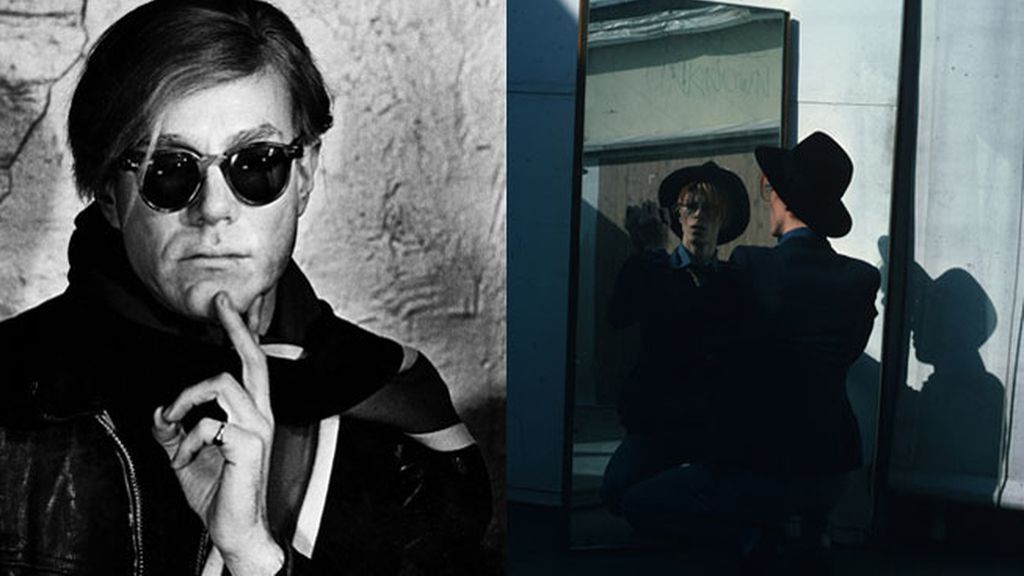 Andy Warhol y David Bowie