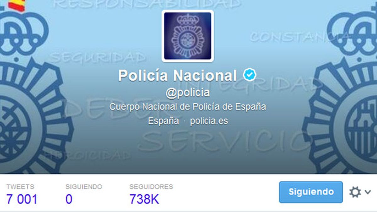 Twitter policía