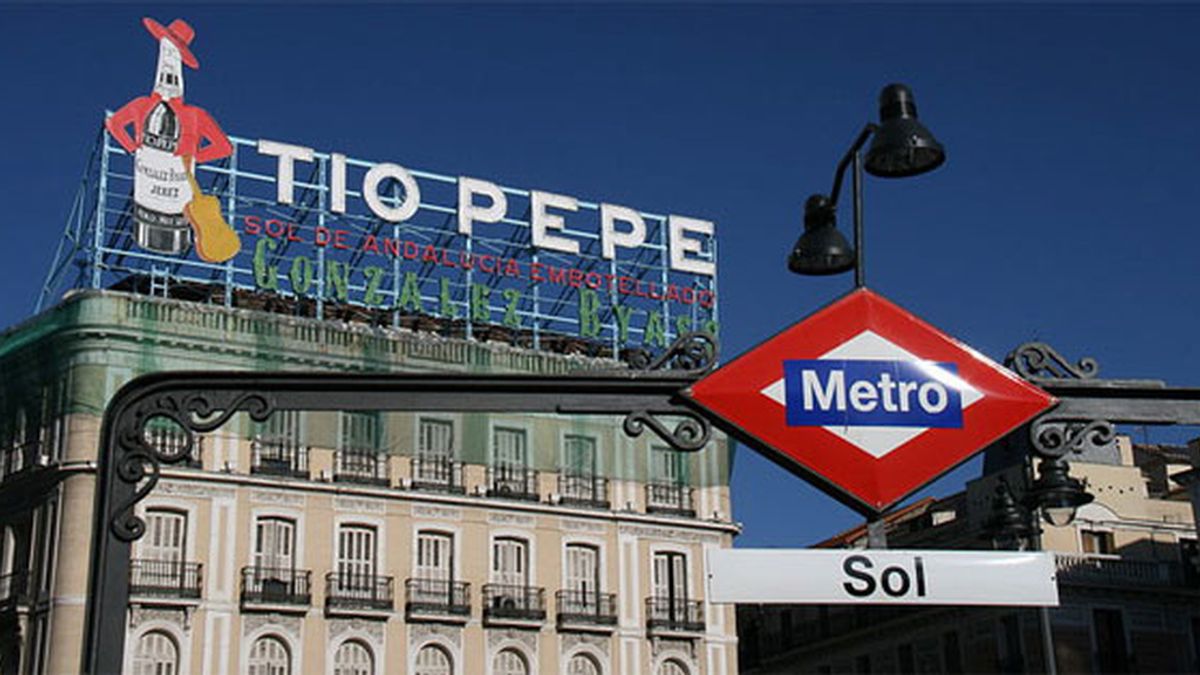 Cartel de Tío Pepe en la Puerta del Sol