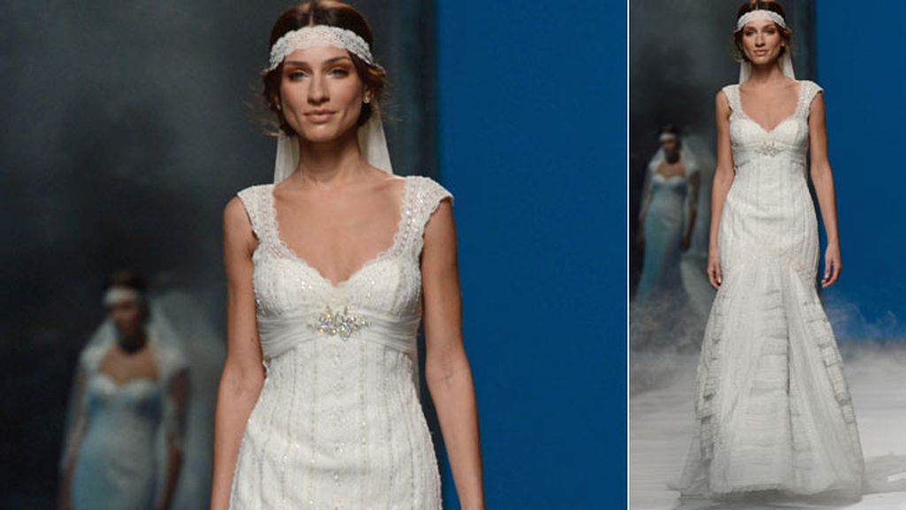 Raquel Jiménez, estrella del desfile St Patrick de Pronovias