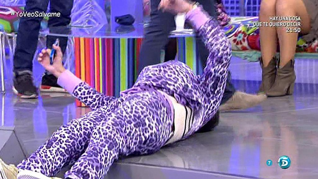 Kiko Hernández y Lydia Lozano, con el pijama de la colaboradora