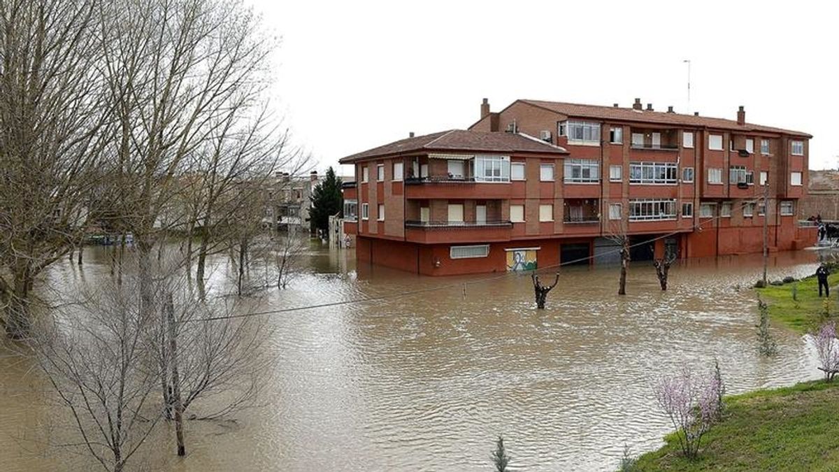 El río Sega se desborda en Valladolid