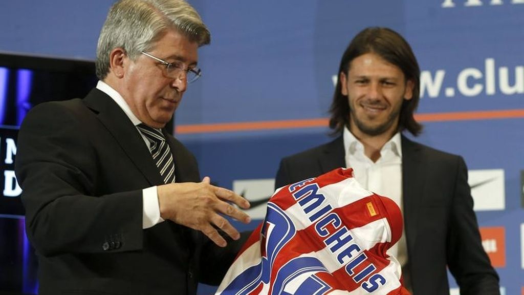 La presentación rojiblanca de Demichelis La presentación rojiblanca de Demichelis