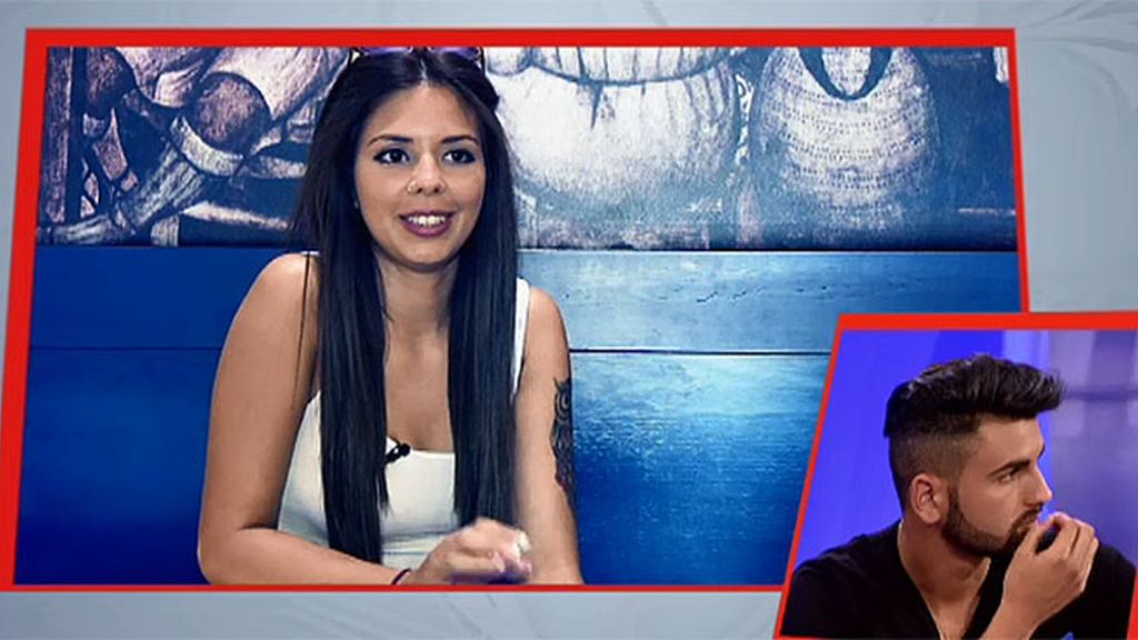 A Anais no le hace mucha gracia que haya salido desnudo en 'Adán y Eva'