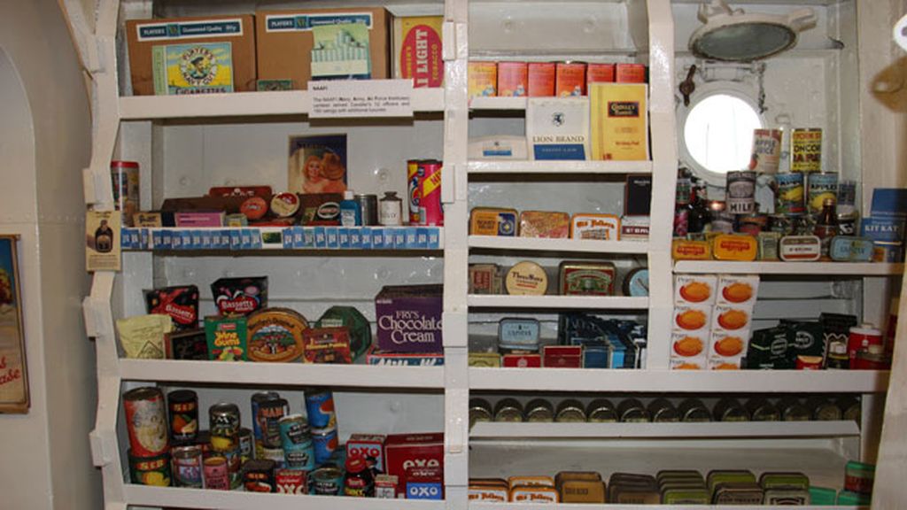 La despensa del buque del HMS Cavalier