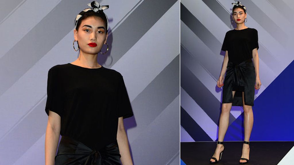 La cantante incorpora elementos del look rapero