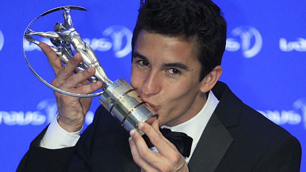 Marc Márquez, con el Laureus a mayor revelación.