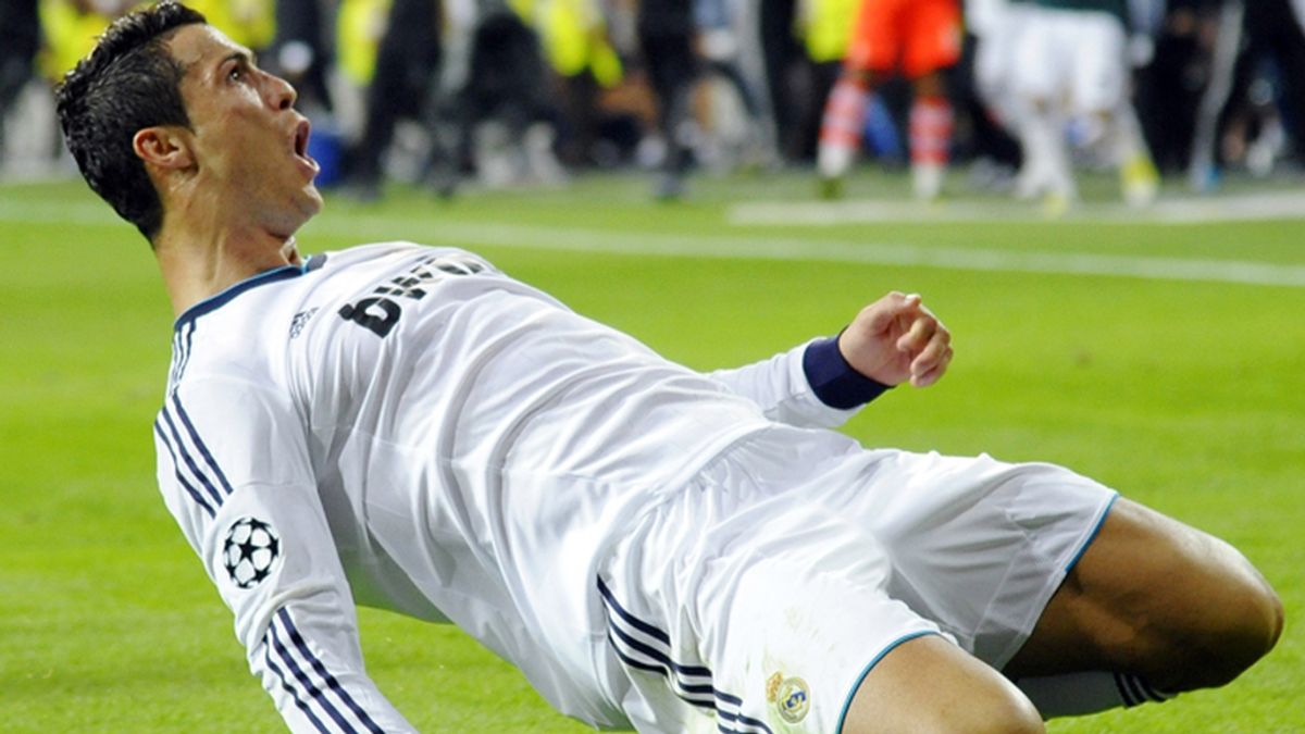 Cristiano Ronaldo celebra su gol ante el Manchester City