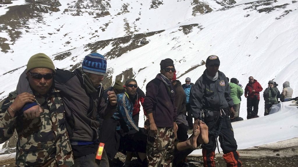 Accidente en el Himalaya