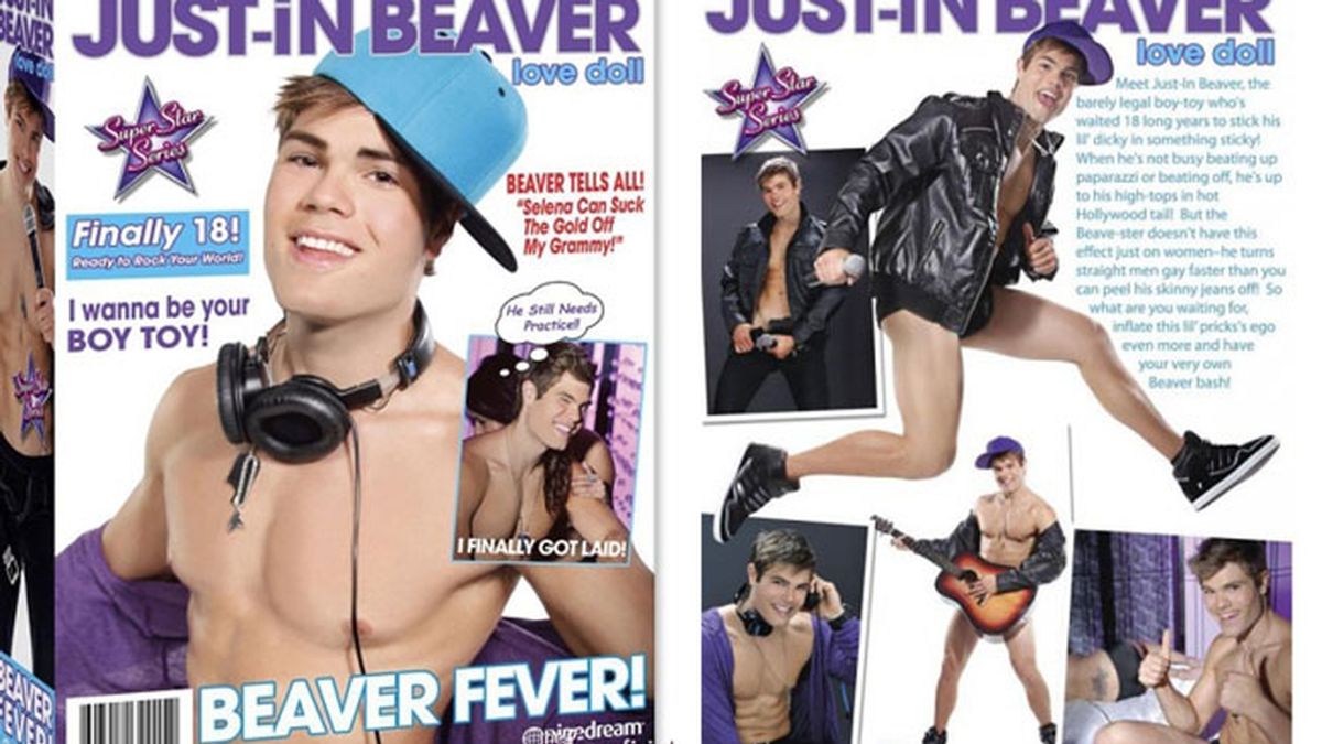 Justin Bieber, justin bieber gay, muñeco gay justin Bieber, Just-in Beaver,