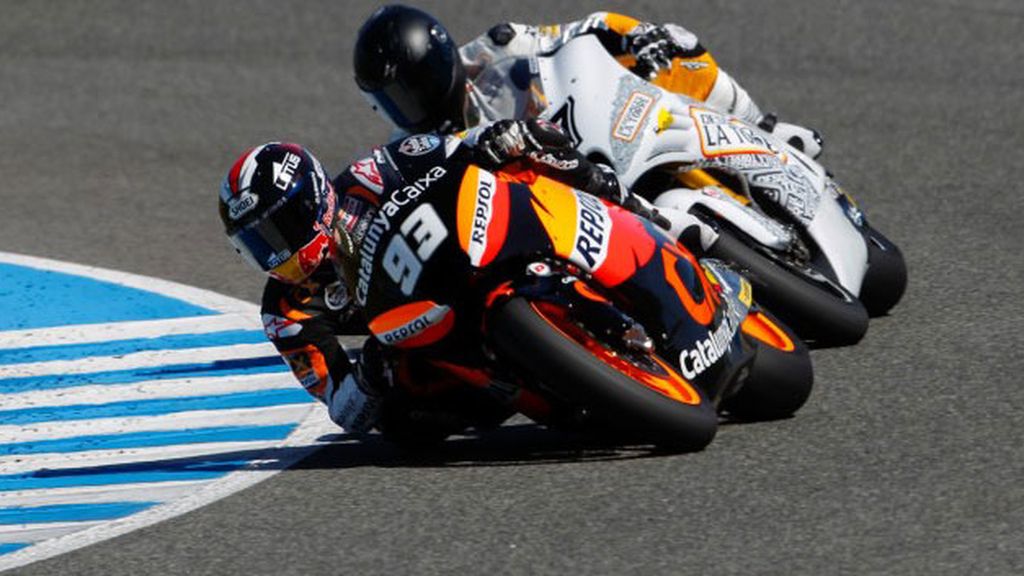 Marc Márquez rondando cada vez más rápido en Jerez