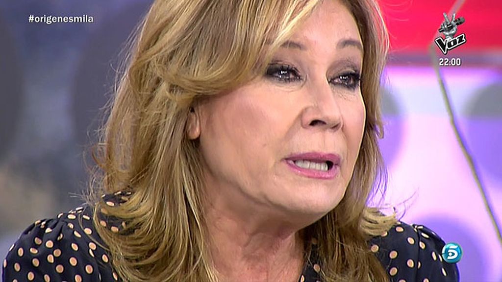 La colaboradora nos mostraba sus orígenes y recordaba a sus padres