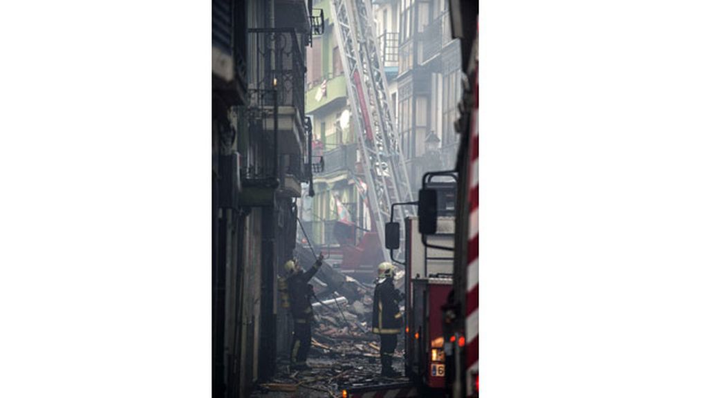 El incendio de Bermeo en imágenes