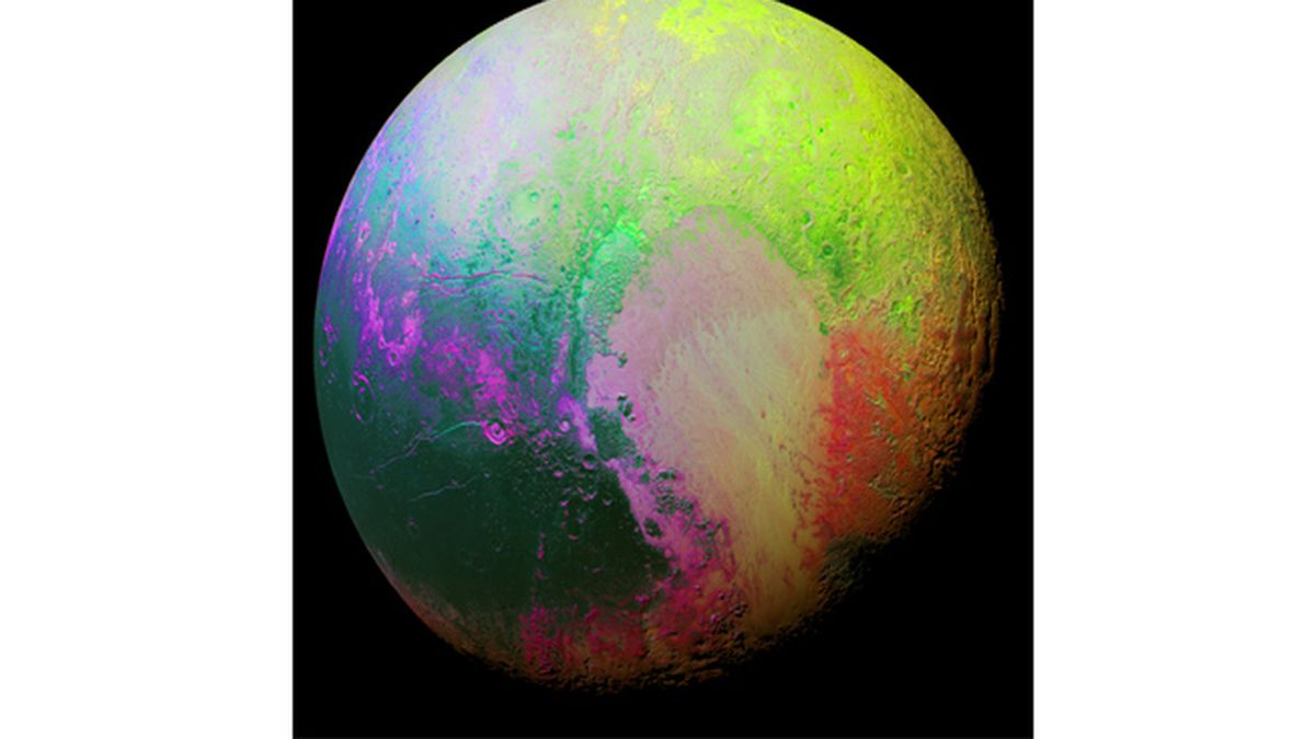 La NASA se pasa a la psicodelia en su última imagen de Plutón