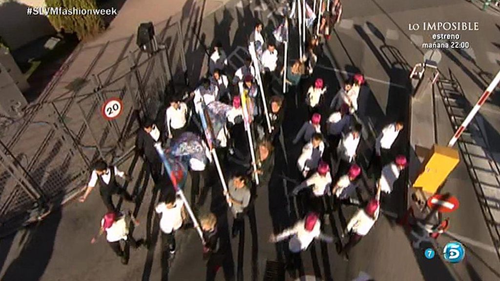 Tras un flashmob, Sara Carbonero cortaba la cinta inaugural