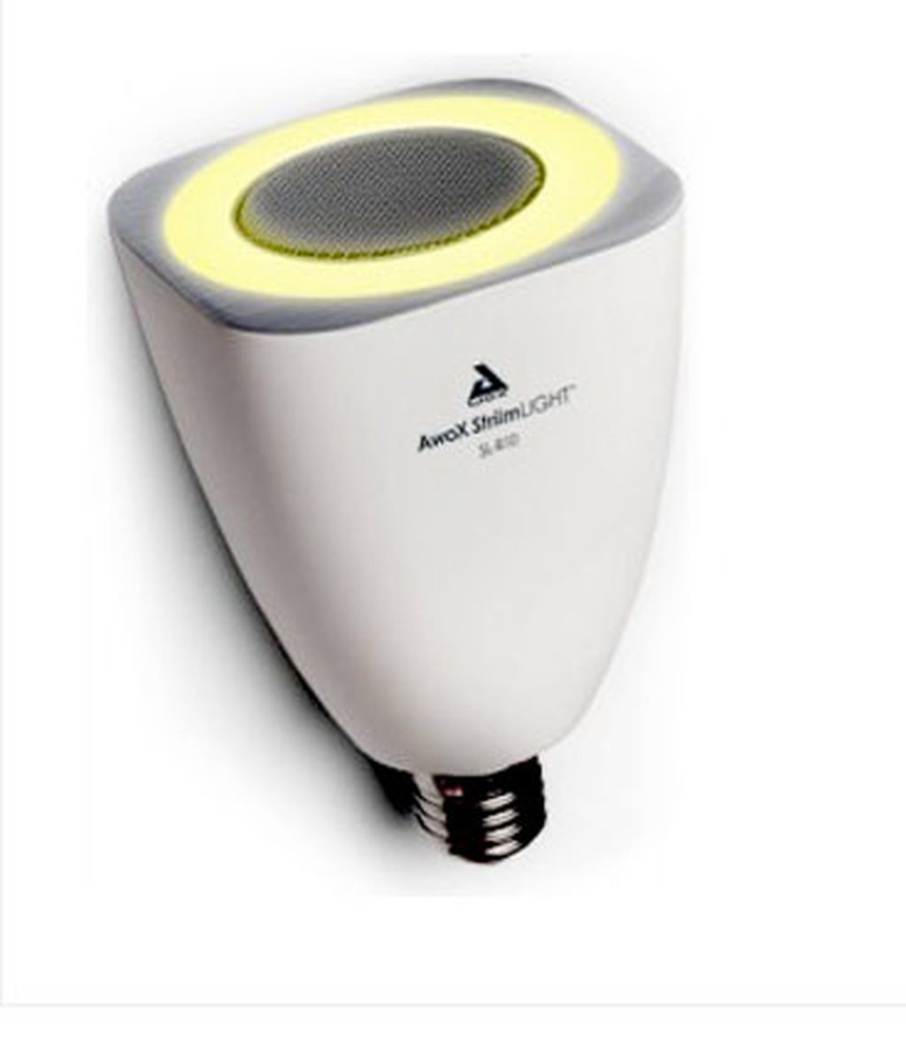 StriimLIGHT, una bombilla LED de colores que es altavoz bluetooth